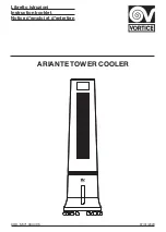 Vortice ARIANTE Instruction Booklet preview