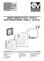 Preview for 1 page of Vortice ARIETT HABITAT 15/30 LL Instruction Booklet