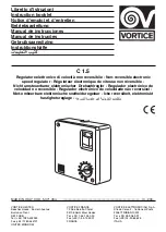 Preview for 1 page of Vortice C 1.5 Instruction Booklet