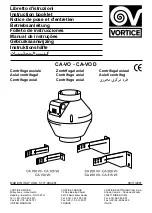 Предварительный просмотр 1 страницы Vortice CA 100 V0 D Instruction Booklet