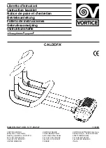 Vortice CALDOFA Instruction Booklet preview