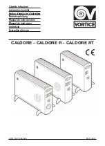 Предварительный просмотр 1 страницы Vortice CALDORE Instruction Booklet