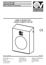 Preview for 1 page of Vortice CAWE D HABITAT EXT Instruction Booklet