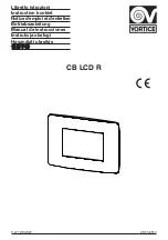 Vortice CB LCD R Instruction Booklet preview