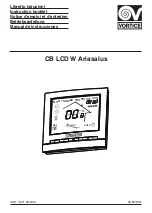 Preview for 1 page of Vortice CB LCD W Ariasalus Instruction Booklet