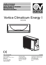 Vortice Climaticum Energy I 12 Instruction Booklet preview