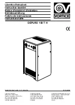 Preview for 1 page of Vortice DEPURO 150 T H Instruction Booklet