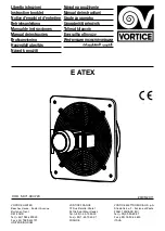 Предварительный просмотр 1 страницы Vortice E 254M ATE Instruction Booklet