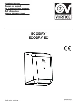 Vortice ECODRY Instruction Booklet preview