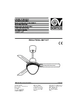 Vortice EVOLUTION LIGHT KIT Instruction Booklet preview