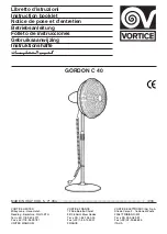 Предварительный просмотр 1 страницы Vortice GORDON C 40 Instruction Booklet