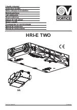 Preview for 1 page of Vortice HRI-E TWO Instruction Booklet