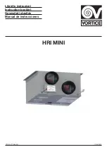 Preview for 1 page of Vortice HRI MINI Instruction Booklet