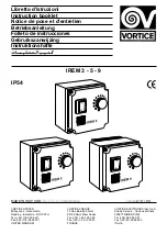 Vortice IREM 3 Instruction Booklet предпросмотр