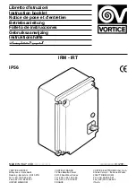 Vortice IRM 30 Instruction Booklet preview