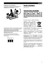 Preview for 27 page of Vortice LINEO 315 ES Instruction Booklet