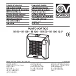 Предварительный просмотр 1 страницы Vortice M 100 12 V Instruction Booklet