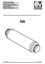 Vortice NA 100 Instruction Booklet предпросмотр