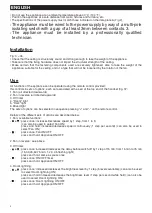 Preview for 8 page of Vortice NORDIK AIR DESIGN 140-17 Instruction Booklet