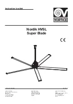 Preview for 1 page of Vortice Nordik HVSL Super Blade Instruction Booklet