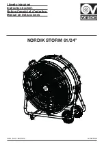 Preview for 1 page of Vortice NORDIK STORM 61/24 Instruction Booklet