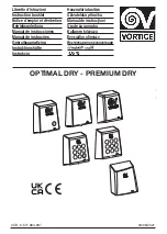 Vortice Optimal Dry Instruction Booklet предпросмотр