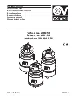 Preview for 1 page of Vortice Professional WD 27/1 Instruction Booklet