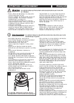 Preview for 13 page of Vortice Professional WD 27/1 Instruction Booklet