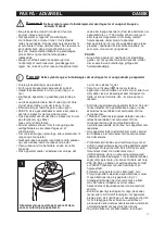 Preview for 17 page of Vortice Professional WD 27/1 Instruction Booklet