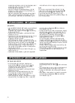 Preview for 18 page of Vortice Professional WD 27/1 Instruction Booklet