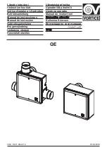 Vortice QE 100 LL T Instruction Booklet предпросмотр