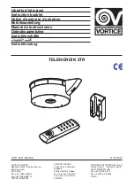 Vortice TELENORDIK 5TR Instruction Booklet предпросмотр