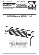 Preview for 1 page of Vortice THERMOLOGIKA DESIGN PLUS Instruction Booklet