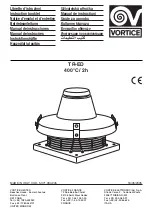 Preview for 1 page of Vortice TR-ED 010 Instruction Booklet