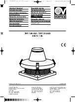 Vortice TRT 180 ED 6P Instruction Booklet предпросмотр