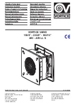 Vortice VARIO 150/6 ARI Instruction Booklet preview