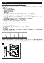 Предварительный просмотр 19 страницы Vortice Vort HRI FLAT 200 Instruction Booklet