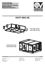 Vortice Vort NRG HE 1000 Instruction Booklet preview