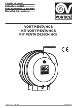 Vortice VORT PENTA HCS Instruction Booklet preview