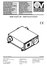 Preview for 1 page of Vortice VORT PLATT EP Instruction Booklet