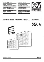 Preview for 1 page of Vortice VORT PRESS HABITAT 30/90 LL Instruction Booklet