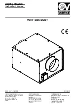 Vortice VORT QBK QUIET Instruction Booklet preview