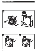 Preview for 14 page of Vortice VORT QUADRO dMEV Instruction Booklet