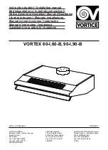 Vortice VORTEX 60-B Instruction Booklet/Installation Manual preview