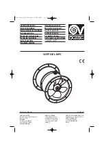 Vortice VORTICEL MPC Instruction Booklet предпросмотр