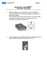 Предварительный просмотр 4 страницы Vorzuge VorzAMPduo User Manual