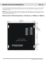 Preview for 7 page of Voscom VOS-0400DMR Installation Manual