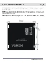 Предварительный просмотр 10 страницы Voscom VOS-0800DMR Installation Manual