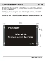 Предварительный просмотр 11 страницы Voscom VOS-1HD-ADCEMR Installation Manual