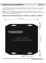 Предварительный просмотр 7 страницы Voscom VOS-20101FDEMR Installation Manual